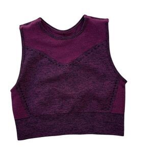 Ideology Women's Seamless Sports Bra Purple Size S Medium Support